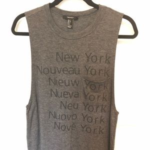Forever 21 Small Dark Grey Tanktop